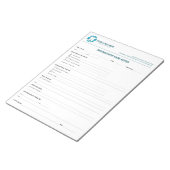 Editable Endodontic Treatment Progress Notepad ノートパッド (アングル)