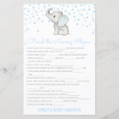 Editable Finish the Nursery Rhyme with Answer (正面)