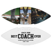 Editable Football Coach Appreciation Photo Design アメリカンフットボール (パネル)