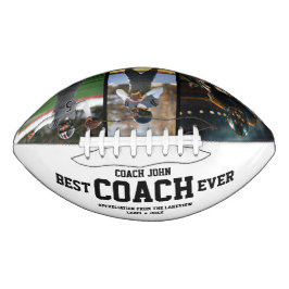 Editable Football Coach Appreciation Photo Design アメリカンフットボール