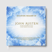 Editable Funeral Guest Book ゲストブック (正面)