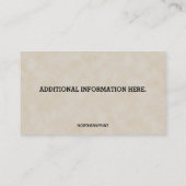 Editable Funny Retirement  名刺 (裏面)