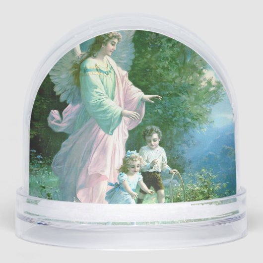 Editable Guardian Angel With Children (正面)