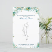 Editable Guess the Dress Bridal Shower Game (スタンド正面)