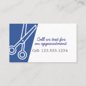 Editable Hair Salon Modern Stylish Business Card 名刺 (裏面)