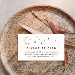 Editable Halloween Baby Shower Enclosure Card エンクロージャーカード