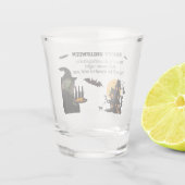 Editable Halloween Glass: ‘Happy Halloween" ショットグラス (裏面)