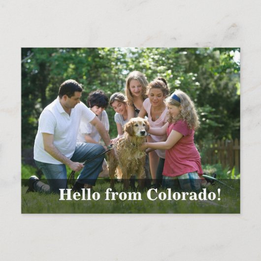 Editable Hello Neighbor, New Address, intro 案内ポストカード (正面)