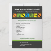 Editable Home Services Flyer Template 招待状 (正面)