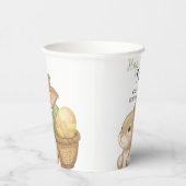 Editable Hop Two It Easter 2nd Birthday Bunny 紙コップ (右)