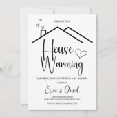 Editable House Warming Invitation, House Warming  招待状 (正面)
