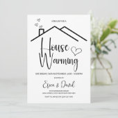Editable House Warming Invitation, House Warming  招待状 (スタンド正面)