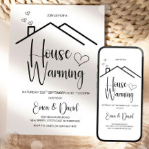 Editable House Warming Invitation, House Warming 