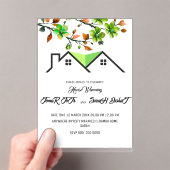 Editable House Warming Invitation, House Warming P アクリル招待状 (インサイチュ (ポータブル))
