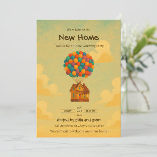 Editable Housewarming Invitation 招待状