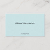 Editable In-Home Nursing Services 名刺 (裏面)