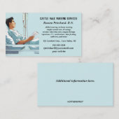 Editable In-Home Nursing Services 名刺 (正面/裏面)