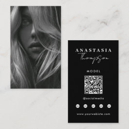 Editable Influencer Content Creatorソーシャルメディア 名刺