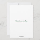 Editable Intricate Indian Archway 招待状 (裏面)