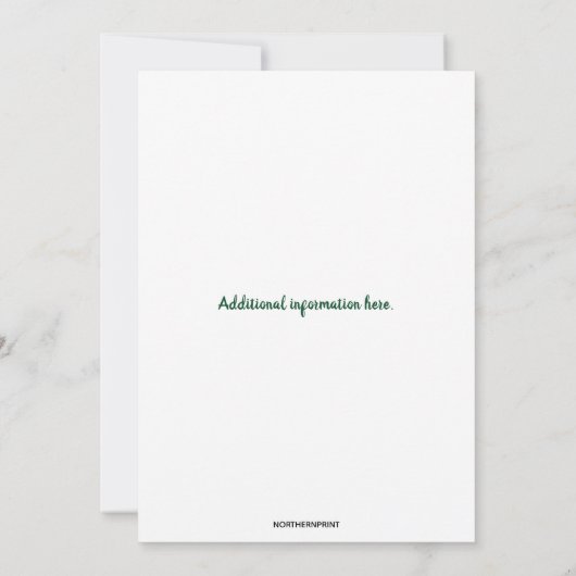 Editable Intricate Indian Archway 招待状 (裏面)