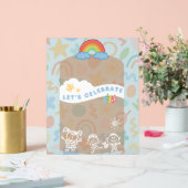 Editable Kid's flyer! Cute and aesthetic board アクリルサイン (ウェディング)