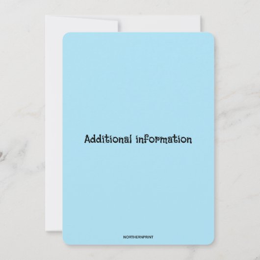 Editable Knight Castle Dragon Birthday 招待状 (裏面)