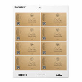 Editable Kraft Paper Soap Packaging Labels ラベル (フルシート)