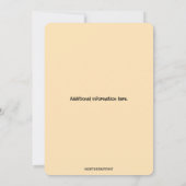 Editable Landscape Lake and Trees 招待状 (裏面)