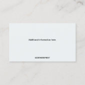 Editable Laundry Services  名刺 (裏面)