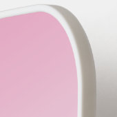 (Editable) Light Pink Color Ombre & Your Text ピックルボールラケット (左詳細)