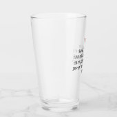 Editable Love Quote Valentine's タンブラーグラス (右)