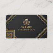 Editable Luxury Business Card Template 名刺 (正面)