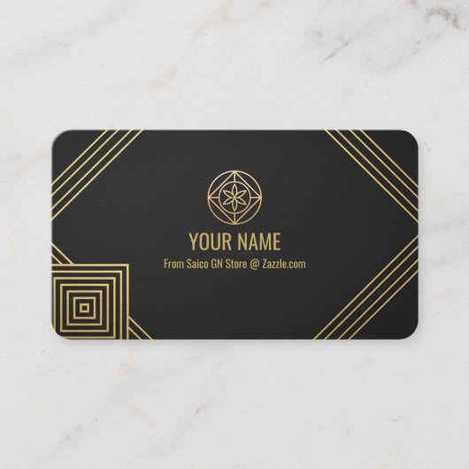Editable Luxury Business Card Template 名刺 (正面)