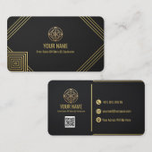 Editable Luxury Business Card Template 名刺 (正面/裏面)