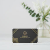 Editable Luxury Business Card Template 名刺 (スタンド正面)