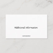 Editable Mandala Massage Therapy 名刺 (裏面)