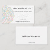 Editable Mandala Massage Therapy 名刺 (正面/裏面)