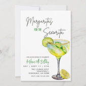 Editable Margarita Birthday Invitation, Margaritas 招待状 (正面)