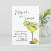 Editable Margarita Birthday Invitation, Margaritas 招待状 (スタンド正面)