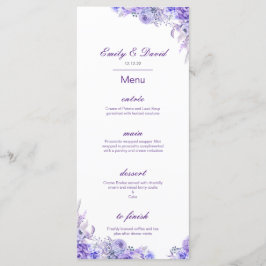 Editable Menu, Wedding Menu, Baby Shower, Bridal   メニュー