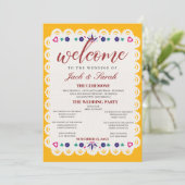 Editable Mexican Wedding Invitation 2 招待状 (スタンド正面)