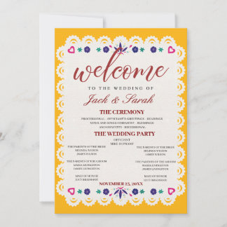 Editable Mexican Wedding Invitation 2 招待状