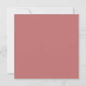 Editable Modern Dusty Rose Bride to Be Party Invit 招待状 (裏面)