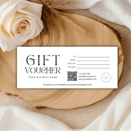 Editable Modern Gift Certificate Template