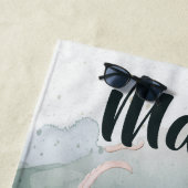 Editable Octopus ビーチタオル (インサイチュ)