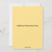 Editable Oriental Chinese Floral Pattern 招待状 (裏面)