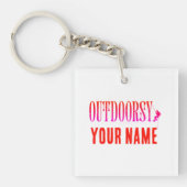 EDITABLE Outdoorsy キーホルダー (正面)
