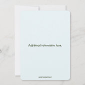 Editable Park Landscape Family Reunion 招待状 (裏面)