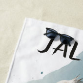 Editable Pelican ビーチタオル (インサイチュ)