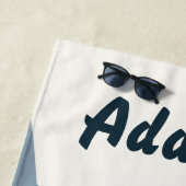 Editable Penguin ビーチタオル (インサイチュ)